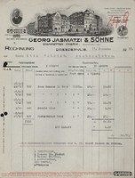 DRESDEN, Rechnung 1915, Zigaretten-Fabrik Georg Jasmatzi & Söhne