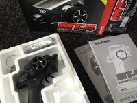 LRP Sanwa MT-4 2.4GHz Fernsteuerung mit Telemetrie Empfänger RX-461,MT4 FHSS4