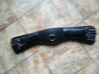 neu Lederkurzgurt 55 schwarz