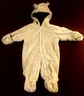 Carter's 3-6 Months Polyester Cotton Tan Infant Teddy Bear Snowsuit