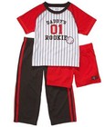Carter's 12 24 Months Boys 3-Piece "Daddy's Rookie" Baseball Pajama Set NWT $28