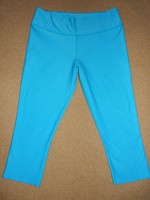 NIKE DRI-FIT Damen Capri Sporthose*Legend 2.0*Fitness Tights Gr.L*Türkis*wie neu