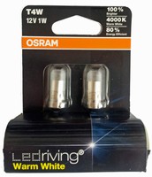 Osram T4W LED ledriving Warm White 4000K 2er Set kein E-Prüfzeichen 3850WW-02B