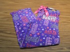 St. Eve Girl’s Lounge Pants “Sleepover Party”-PURPLE-XL 14/16-NWT