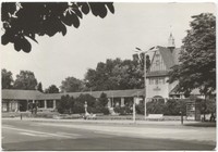 (1123) ältere Ak 15526  Bad Saarow Pieskow  Blick zum Bahnhof  Kr Oder-Spree