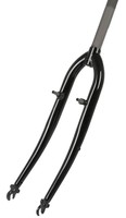 Trekkinggabel 28" 700C 1 Zoll City Trekking Fahrrad Gabel Starrgabel Schwarz