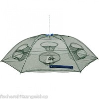 Köderfisch-Reuse Köderfischreuse mit 6 Öffnungen Fischreuse Reuse Fisch Angeln