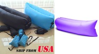 Fast Inflatable Air Bag Sofa Outdoor Beach Camping Sleeping Lazy Bed 