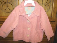 Girl's toddler size L/XL Baby Gap pink corduroy jacket