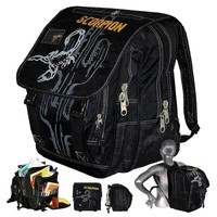 Schulrucksack Rucksack Schulranzen Schultasche Schule Kinder Jungen Schwarz NEU