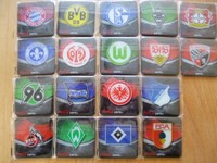 Kompletter Satz 18 Stück Bundesliga Magnete Coca Cola Zero in OVP  