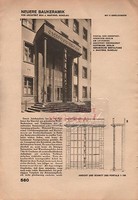BUNZLAU, Deutsche Bauzeitung 1930, Neuere Bau-Keramik