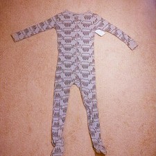 Baby Gap soft cotton submarine footed sleeper 3T