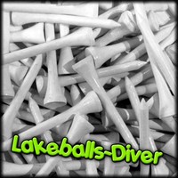 200 Holztees , 2  3/4''  7,0 cm Tees, weiß   ***NEU***