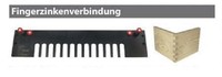Schablone für 12,7 mm Fingerzinkenverbindung FD6130 für Zinkenfräsgerät 