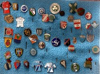 Fußball-Sport - Konvolut Anstecknadeln+PIN verschiedener Vereine - Kellerfund!!!
