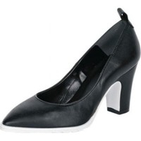 Pumps Heine Ziegen Nappaleder 80-mm Absatz schwarz weiß Gr. 40 NEU