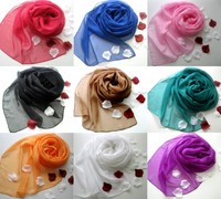 Chiffonschal Stola Chiffon Schal  Hochzeit Abendkleid Tuch Überwurf Damen 