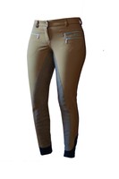 Damen Vollbesatz Reithose Seaside Cavallino Marino sand NEU