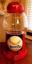 Carousel Sports Fan Home Run Baseball Gumball Dispenser Machine-Exc Conc