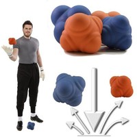 Gummi Reaktionsbälle: steigern Reaktionsvermögen Hand/Augen-Koordination Motorik