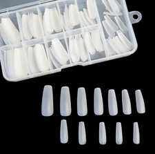 High quality Coffin Nail Tips Full - Cover Extra Thin Manicure Protetor 120 tips