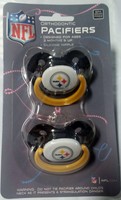Pittsburgh Steelers Baby Infant Pacifiers NEW - 2 Pack   GREAT SHOWER GIFT!