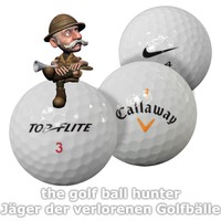 200 Weiße gebrauchte Marken Mix Golfbälle - Lakeballs in AAA-AA Qualität MM-99