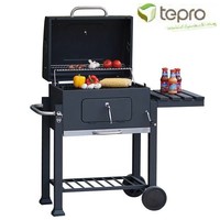 Tepro Holzkohlengrill "Toronto" - lackiert schwarz
