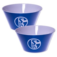 S04 FC Schalke 04 - Schale 2er Set - Melamin Müslischale