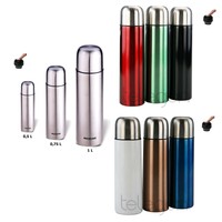 Thermosflasche Klickverschluss Isolierflasche Edelstahl Thermoskanne Farbig