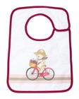 NEW $100 BABY GUCCI TEDDY BEAR & BICYCLE MAGENTA BIB