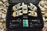 Funk Bissanzeiger Set 4 + 1 Camou mit 4 Swinghänger