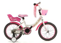 POPAL 18P Mädchen Kinderrad Little Miss Kinder Fahrrad 18 Zoll Weiß NEU