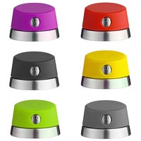 DESIGN KÜCHENUHR KÜCHENTIMER EDELSTAHL EIERUHR MAGNET WANDUHR KURZZEITMESSER