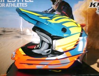 ACERBIS X-Pro ULVER Cross Helm Enduro MTB Blau Orange NEU Quad L Yamaha KTM Thor