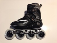 Fila Primo 90 Herren Fitness Inline Skates Gr. 42 Inliner schwarz/grau