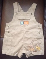 Disney Classic Pooh 3M Shorts Overall Bib/ Warm Sand