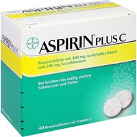 ASPIRIN Plus C Brausetabletten   40 st     PZN 3464237