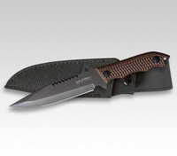 Linder G-MAN2  Gürtelmesser 420 rostfrei Micarta braun