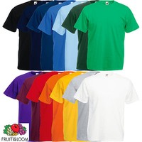 5er FRUIT OF THE LOOM VALUEWEIGHT T-SHIRT S M L XL XXL 3XL 4XL 5XL HERREN SHIRTS