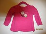 Christmas Santa Snowman Long Sleeve Pink T-Shirt by This Child of Mine 6 to 9 Mo