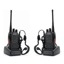 2x Baofeng BF-888S UHF 400-470 MHz 5W CTCSS Two-way Ham Radio 16CH Walkie Talkie