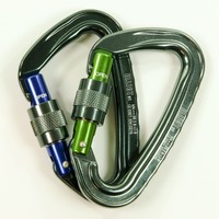 Elliot Schraubkarabiner, 26kN, Kletter Karabiner, Karabinerhaken, Farbe zur Wahl