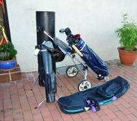 Golfset, Schlägerset, Golfkomplettset , Golfausrüstung Caddy, Golfbag
