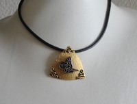 Osmanische Tugra Kette Osmanli Tugrasi Halskette Metall Chocker Kette NEU 