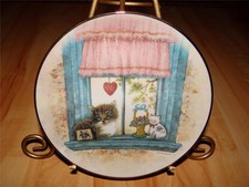 Joseph Giordano, A Purrfect Point Of View, Wistful Morning Cat Kitten Plate
