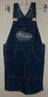 EXCELLENT BOYS Veggie Tales "Larry Boy" BLUE JEAN SHORTALLS SIZE 7
