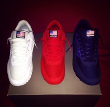 NIKE AIR MAX INDEPENDENCE DAY PACK 9, 9.5 KANYE WEST YEEZY RED OCTOBER