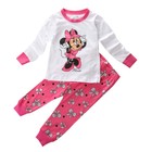 Cute Minnie Mickey Mouse Baby Kids Girls Pajamas Set Sleepwear Suit Size 2T-7
